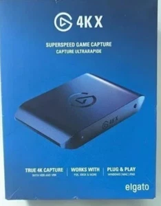 Elgato 4K X, Super-Speed Game Capture Video Card - Black 10GBH9901. New-Sealed - Bild 1 von 2