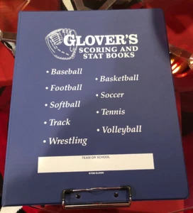 GLOVER'S SCOREBOOKS FOOTBALL PUNTEGGIO FACILE E FOGLI STATISTICHE - Foto 1 di 15
