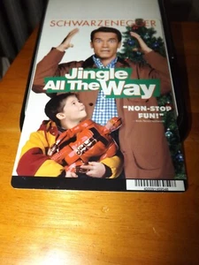 JINGLE ALL THE WAY DISPLAY BACKER CARD (not a dvd) 5.5" X 8" NO MOVIE - Picture 1 of 1