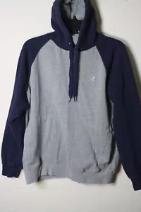 Starter Hoodie Long Sleeve Pullover Gray Blue Mens Size M 38/40 - Picture 1 of 6
