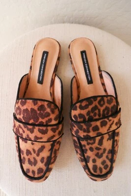 Mules French Connection Danielle estampado leopardo talla 7M Foto 1 de 4