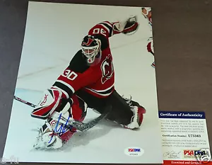 MARTIN BRODEUR Signed Special Chrome Photo 8x10 Devils Auto PSA/DNA Autograph - Picture 1 of 2