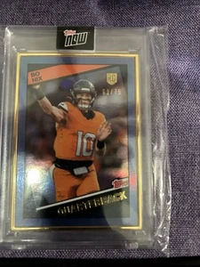 2024 Topps Now Rookie Campaign Bo Nix Gold Framed Parallel #53/75 RC #20 - Picture 1 of 2