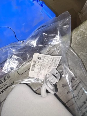 SEAT Ibiza Cordoba 02 - 10 RH Pearl Grey Sun Visor. Genuine 6L2857552C5W9 — 第 1/3 张图片