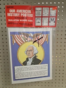 Vintage 1988 Hayes Our American History Poster/Bulletin Board Aids  - Bild 1 von 6