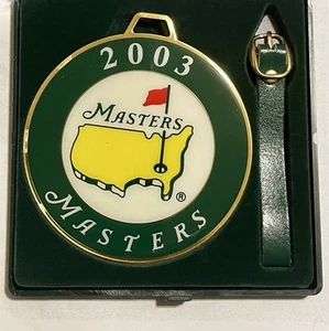 Masters Bag Tag 2003 Neuzustand, gekauft im Augusta National Golf Pro Shop - Bild 1 von 2