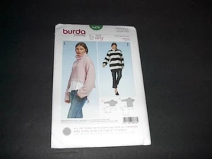 Burda Muster 6476 Misses' locker sitzender Pullover Tunika in zwei Stilen 6 ~ 18 unc - Bild 1 von 3