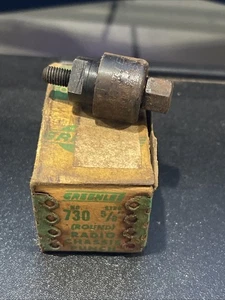 Vintage Greenlee No. 730 5/8" Round Radio Chassis Punch w/ Box - USA - - Picture 1 of 5