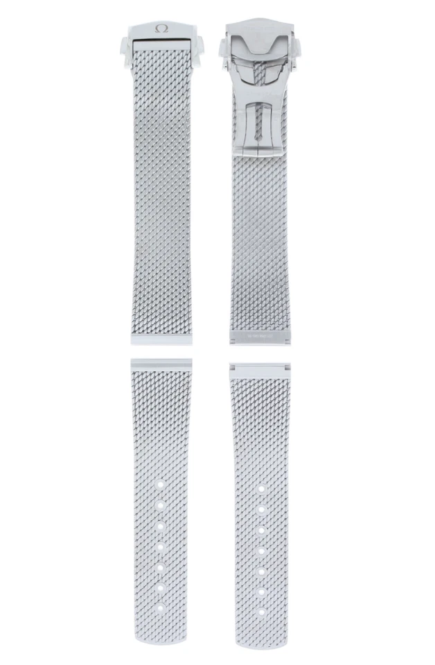Original Omega 20mm For Seamaster Diver 300 42mm Steel Mesh Watch Band Bracelet - Image 1 of 1