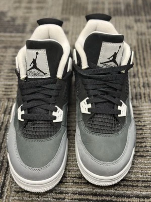Jordan 4 Retro "Fear" (GS) Zapatos para Niños Grandes Negro/Blanco-Antracita FQ8213-002 Foto 1 de 4