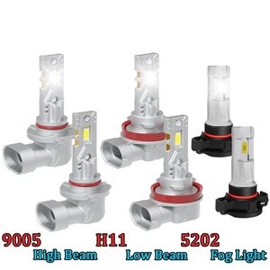For Chevrolet Trax 2019 2020 6000K LED Headlight High Low Beam Fog Light Bulbs - Picture 1 of 16