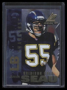 1997 Pinnacle Inside Gridiron Gold 12 Junior Seau - Picture 1 of 2