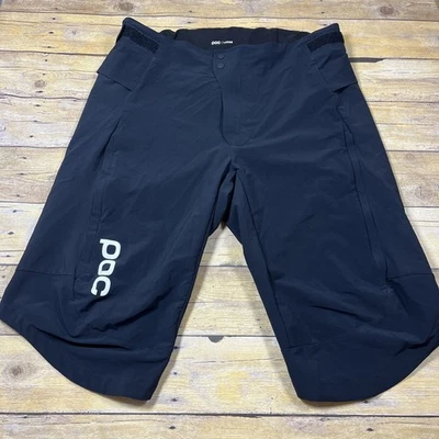Pantalones cortos de bicicleta de montaña POC Velocity duraderos para hombre grandes negros uranio Foto 1 de 4