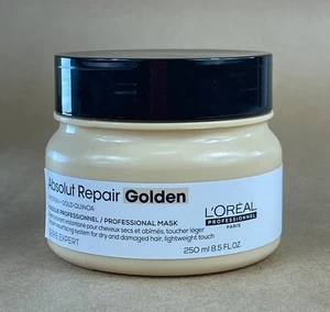 L'oreal Serie Expert Absolut Repair Golden Protein + Gold Quinoa Mask 8.5 oz - Picture 1 of 2