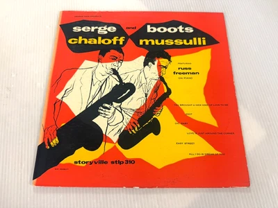 SERGE CHALOFF & BOOTS MUSSULLI 10" MONO LP 1955 Storyville STLP 310 1ST PRESSING - Image 1 of 4
