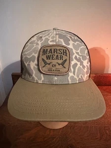 Marsh Wear Co, Rod & Gun Fishing Hunting Hat Camo Snap Back One Size Adjustable - Picture 1 of 7