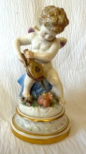Meissen Cupido Cuori a Ventaglio con Soffietto 58 L. 108 - Foto 1 di 10