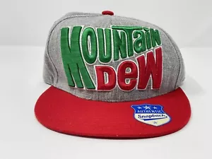 Mountain Dew Hat Soda PepsiCo Code Red Pop 2013 Snapback Hat Baseball Cap - Picture 1 of 7