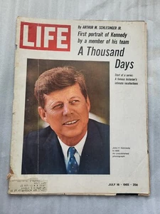 Life Magazine July 16, 1965 - John F Kennedy JFK A Thousand Days - Picture 1 of 3