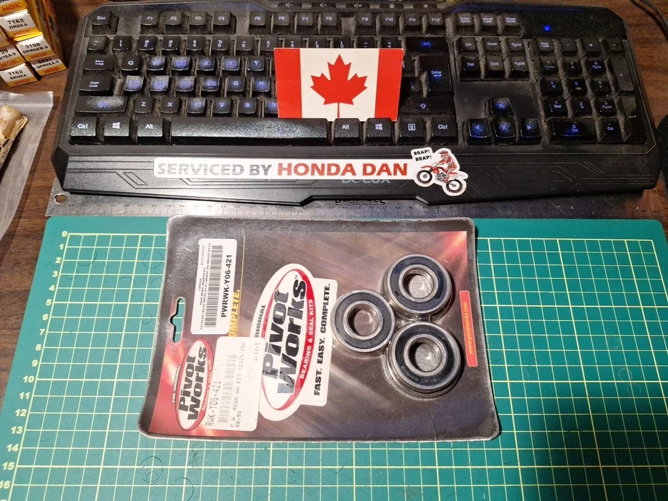 Rodamientos de rueda Yamaha YZ125/250 WR250 WR500 PWRK Y06-421 para 1988-98 125-500cc Foto 1 de 4