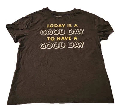 Camiseta Lux Moderna Mujer Talla Grande "HOY ES UN BUEN DÍA PARA TENER UN BUEN DÍA" Foto 1 de 4