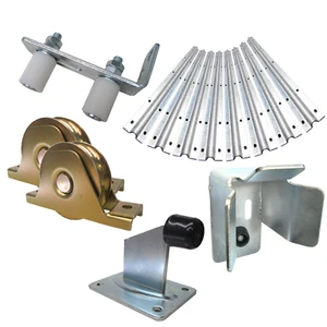 8m Sliding Gate Slide Hardware Kit Roller Wheel Track Catch Stop - Picture 1 of 11