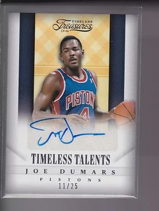 2013-14 Timeless Treasures Talents Auto Signed Joe Dumars (11/25) Pistons - Picture 1 of 1