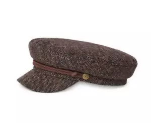 BRIXTON Adult Unisex Fiddler Cap Hat Size Small (S) Wine/Brown Color *NWT* - Picture 1 of 7