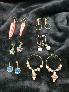 Lote de 6 pares de pendientes de colección mixtos G7 - Imagen 1 de 5