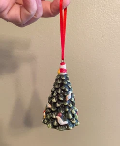 Spode LED bunte Keramik Christbaumschmuck BOX - WEIHNACHTSMANN BELEUCHTET - Bild 1 von 15
