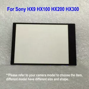 Per Sony HX9 HX100 HX200 HX300 H200 H300 fotocamera schermo LCD display vetro esterno - Foto 1 di 3