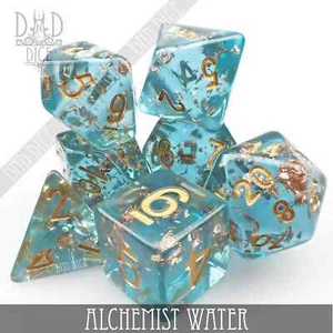 Alchemist Water Dice Set Brand New by DnD Dice - Picture 1 of 3