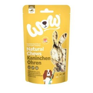 WOW Dog Rabbit Ears 6 X 120g - Picture 1 of 6