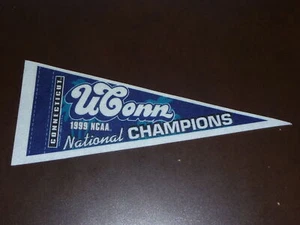 1999 UCONN NCAA FINALS CHAMPIONS MINI PENNANT - Picture 1 of 1