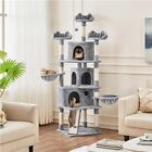 Cat Tree Tower W/Condos Perches Scratching Posts Baskets For Play 76.5In Used