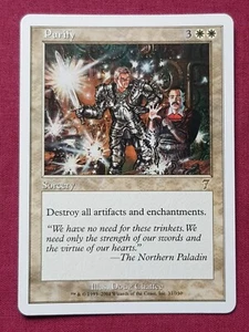 Magic The Gathering 7TH EDITION PURIFY white card MTG - Picture 1 of 2