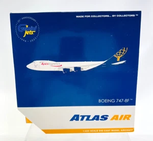 Atlas Air Boeing 747-8F Interactive Gemini Jets GJGTI2204 escala 1:400 con caja - Imagen 1 de 16