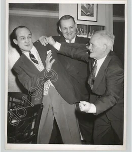VTG BOXING Older Fighters ZIVIC BRANNIGAN KETCHELL Goof Around 1956 Press Photo - Picture 1 of 2