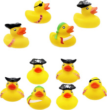 The Dreidel Company St. Patrick's Pirate Rubber Duck Toy Duckies for Kids, Bath