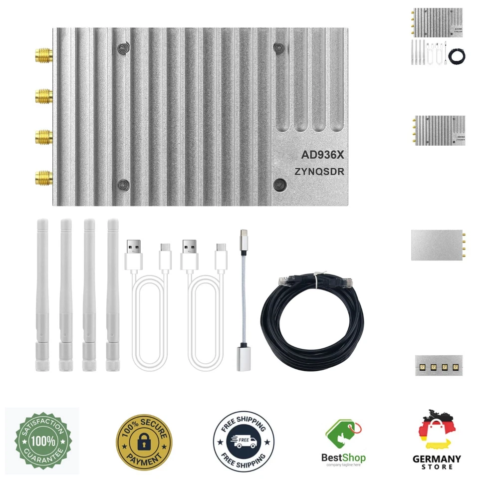 HamGeek ADI Pluto+ 70 MHz-6 GHz SDR Software Defined Radio AD9363 für Libiio ... - Bild 1 von 4