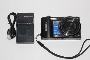 Samsung WB150F Black Compact Digital Camera With Charger + Battery + SD - Bild 1 von 9