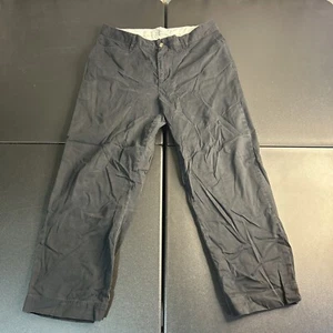 Christopher & Banks Size 12 Black Pants Chino 12 Short ✅✅ - Picture 1 of 6