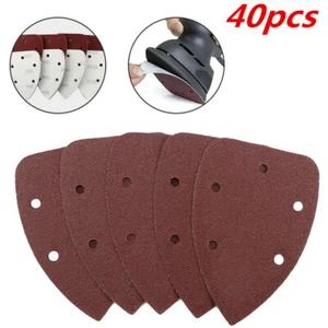 40 Bond Abrasive Sanding Sheets For Bosch PSM 100A Detail Palm Sander Mixed Grit
