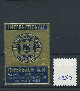 wbc. - CENICIENTA/PÓSTER - CE57 - EUROPA - FERIA DE MARROQUINERÍA, OPENBACH - 1954 - Imagen 1 de 1