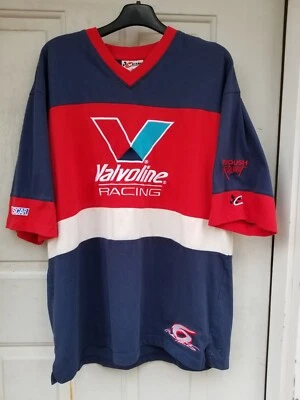 Camisa bordada vintage 1999 NASCAR Mark Martin Roush Racing Valvoline GG - Imagem 1 de 4