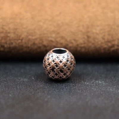 Chinese Antique Coin Pattern Knife Beads Brass DIY Paracord Lanyard Accessories - Image 1 of 4