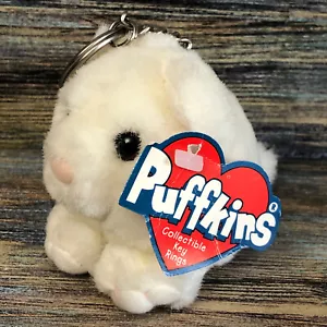 Puffkins Keychains Plush Vintage 1994 Paws With tags 3” Key Ring Charms - Picture 1 of 13