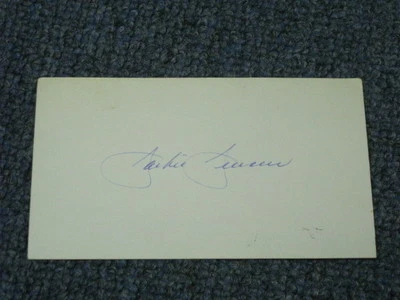 Jackie Jensen Autographed Index Card - Image 1 of 3