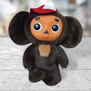 Cheburashka vintage plush toy soft cute toys plushie stuffed Soviet USSR cartoon - Picture 1 of 10