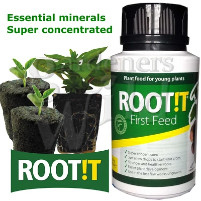 ROOTIT FIRST FEED young plant food propagation seedling hydroponic BIGGER 250ml - Image 1 of 4